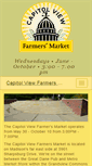 Mobile Screenshot of capitolviewfarmersmarket.com